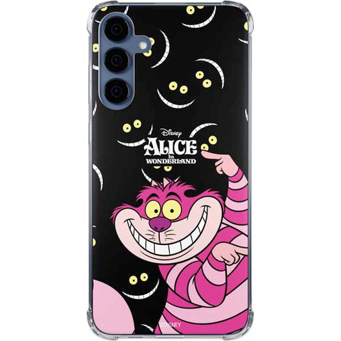 Disney Alice in Wonderland Cheshire Cat Galaxy A55 5G Clear Case