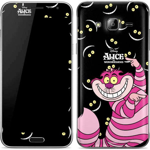 Disney Alice in Wonderland Cheshire Cat Galaxy J3 Skin