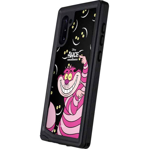 Disney Alice in Wonderland Cheshire Cat Galaxy Note 10 Waterproof Case