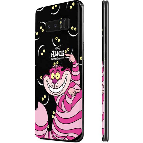Disney Alice in Wonderland Cheshire Cat Galaxy Note 8 Skin