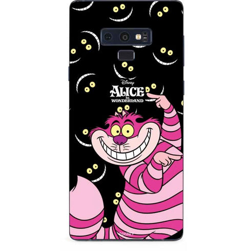 Disney Alice in Wonderland Cheshire Cat Galaxy Note 9 Skin