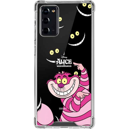 Disney Alice in Wonderland Cheshire Cat Galaxy Note20 5G Clear Case
