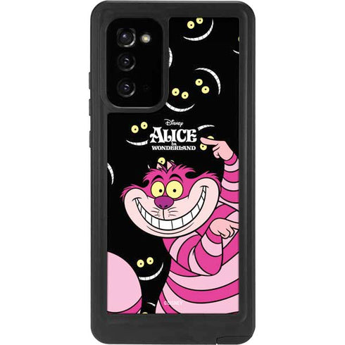 Disney Alice in Wonderland Cheshire Cat Galaxy Note20 5G Waterproof Case