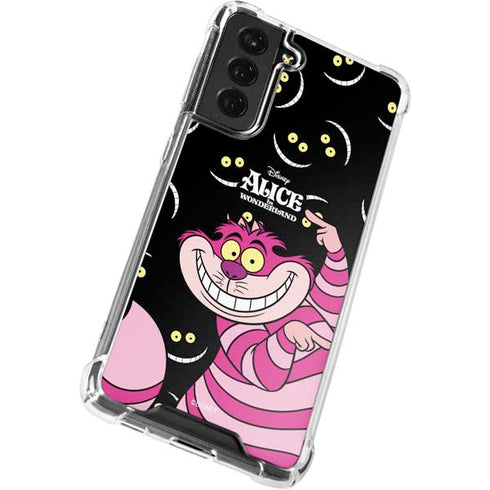Disney Alice in Wonderland Cheshire Cat Galaxy S21 FE Clear Case