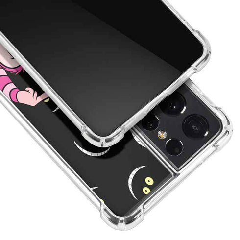 Disney Alice in Wonderland Cheshire Cat Galaxy S21 Ultra 5G Clear Case