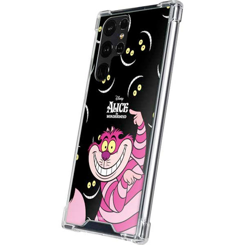 Disney Alice in Wonderland Cheshire Cat Galaxy S23 Ultra Clear Case