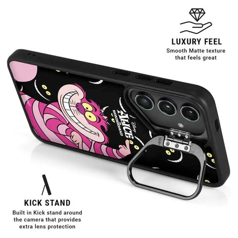 Disney Alice in Wonderland Cheshire Cat Galaxy S25 Kickstand Case