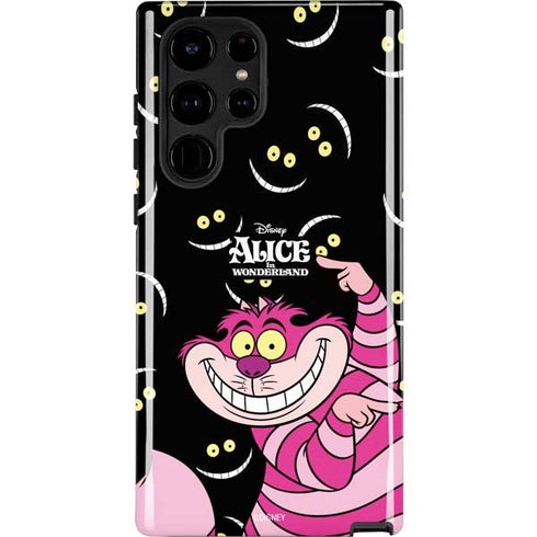 Disney Alice in Wonderland Cheshire Cat Galaxy S25 Ultra Impact Case