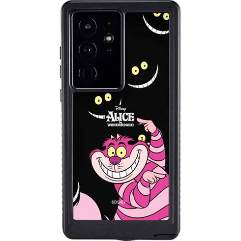 Disney Alice in Wonderland Cheshire Cat Galaxy S24 Ultra Waterproof Case