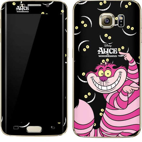 Disney Alice in Wonderland Cheshire Cat Galaxy S7 Edge Skin