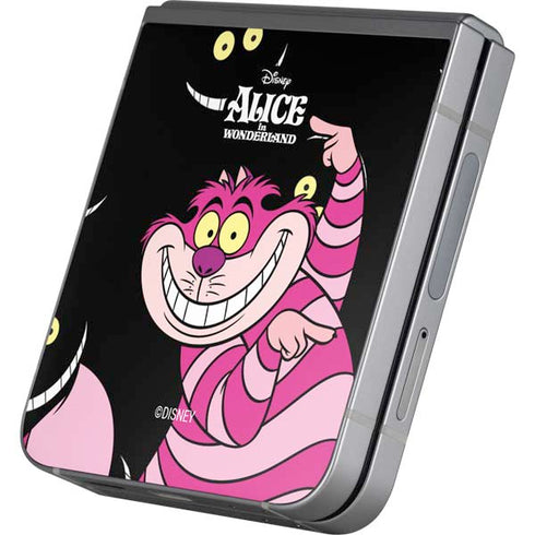 Disney Alice in Wonderland Cheshire Cat Galaxy Z Flip6 Skin