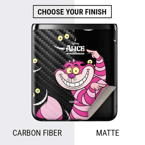 Disney Alice in Wonderland Cheshire Cat Galaxy Z Flip Skin