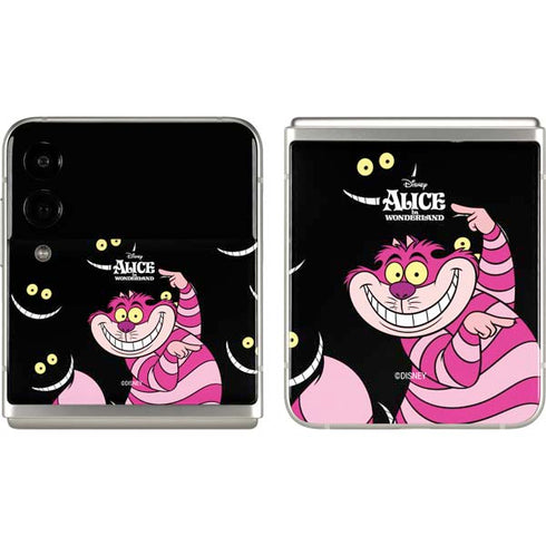 Disney Alice in Wonderland Cheshire Cat Galaxy Z Flip3 5G Skin