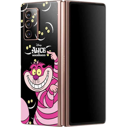 Disney Alice in Wonderland Cheshire Cat Galaxy Z Fold2 5G Skin