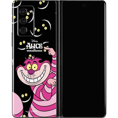 Disney Alice in Wonderland Cheshire Cat Galaxy Z Fold2 5G Skin