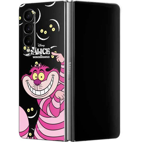 Disney Alice in Wonderland Cheshire Cat Galaxy Z Fold4 5G Skin
