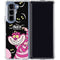 Disney Alice in Wonderland Cheshire Cat Galaxy Z Fold5 5G Clear Case