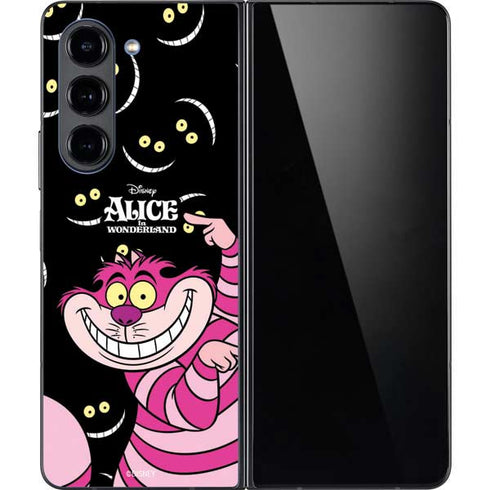 Disney Alice in Wonderland Cheshire Cat Galaxy Z Fold5 5G Skin