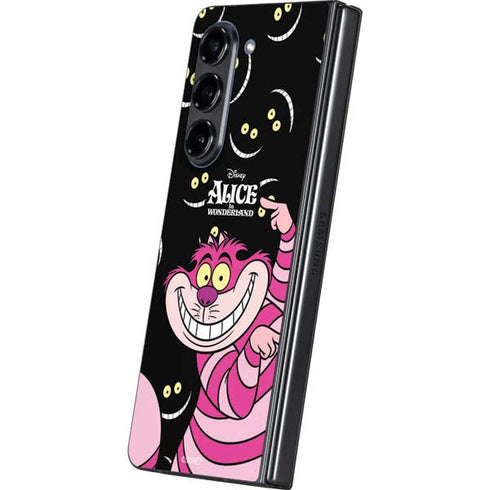 Disney Alice in Wonderland Cheshire Cat Galaxy Z Fold5 5G Skin