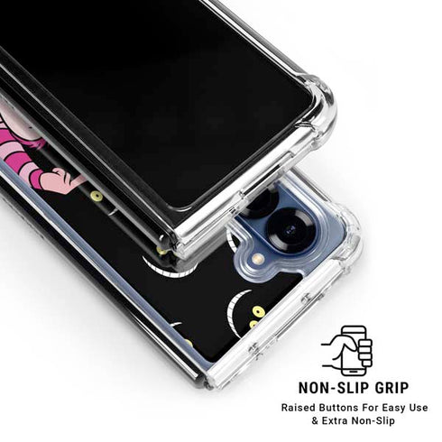 Disney Alice in Wonderland Cheshire Cat Galaxy Z Fold6 Clear Case