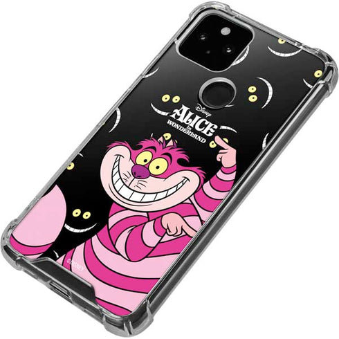 Disney Alice in Wonderland Cheshire Cat Google Pixel 5 Clear Case