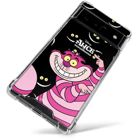 Disney Alice in Wonderland Cheshire Cat Google Pixel 6 Clear Case