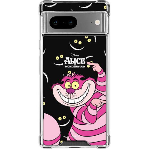 Disney Alice in Wonderland Cheshire Cat Google Pixel 8 Clear Case