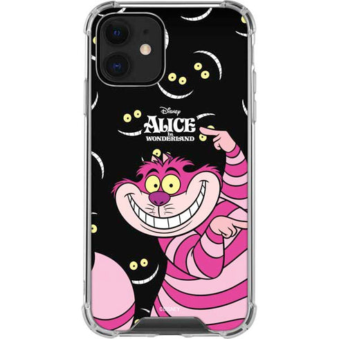 Disney Alice in Wonderland Cheshire Cat iPhone 12 Clear Case