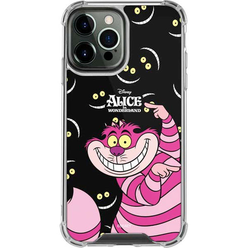 Disney Alice in Wonderland Cheshire Cat iPhone 14 Pro Max Clear Case