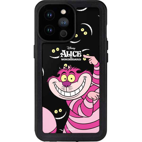 Disney Alice in Wonderland Cheshire Cat iPhone 14 Pro Max Waterproof Case