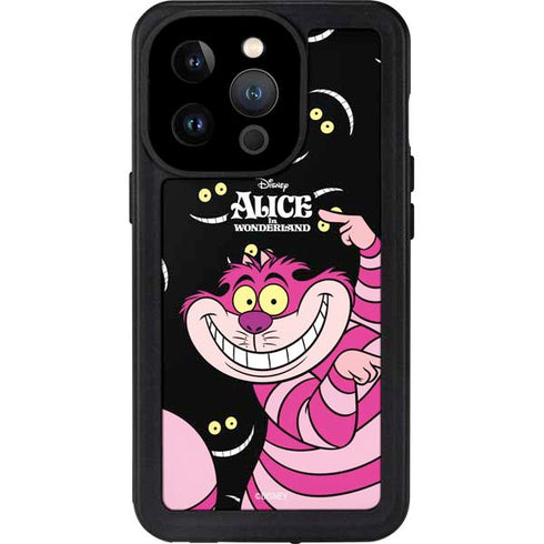 Disney Alice in Wonderland Cheshire Cat iPhone 14 Pro Waterproof Case