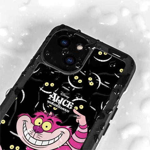Disney Alice in Wonderland Cheshire Cat iPhone 15 Plus Waterproof Case