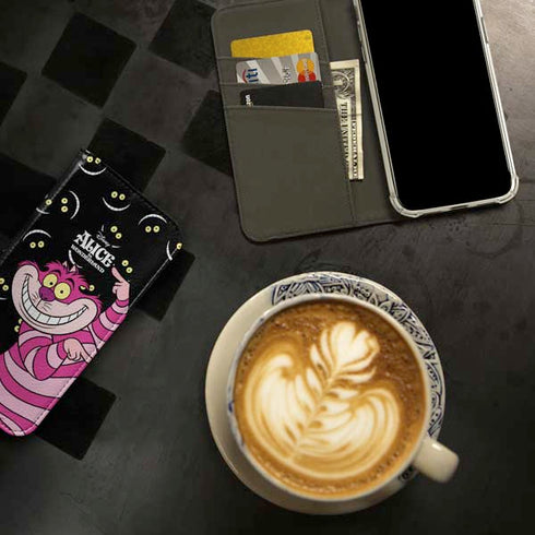 Disney Alice in Wonderland Cheshire Cat iPhone 15 Pro Max Folio Case