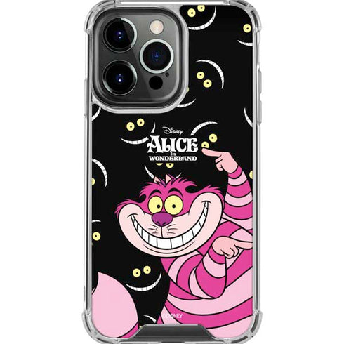 Disney Alice in Wonderland Cheshire Cat iPhone 16 Pro Max Clear Case