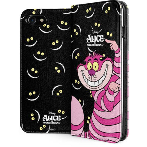 Disney Alice in Wonderland Cheshire Cat iPhone SE (2nd & 3rd Gen) Folio Case