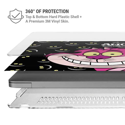 Disney Alice in Wonderland Cheshire Cat MacBook Pro 16in (2021-25) Case plus Skin