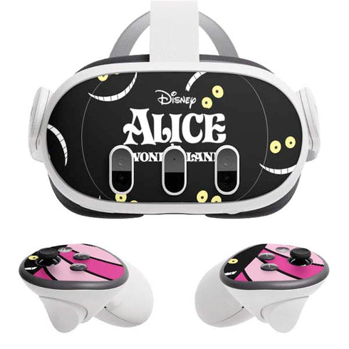 Disney Alice in Wonderland Cheshire Cat Meta Quest 3 Skin