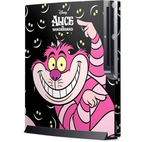Disney Alice in Wonderland Cheshire Cat Playstation 3 & PS3 Slim Skin