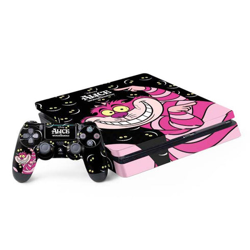 Disney Alice in Wonderland Cheshire Cat PS4 Slim Bundle Skin