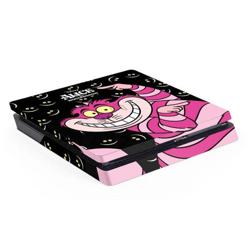 Disney Alice in Wonderland Cheshire Cat PS4 Slim Skin