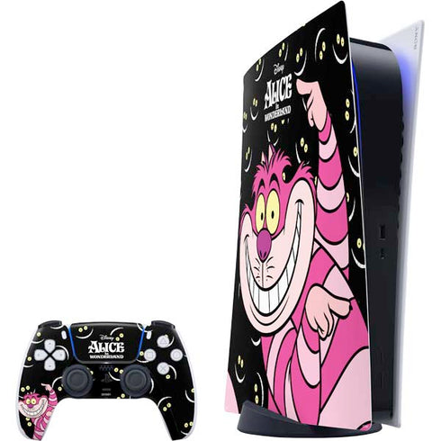 Disney Alice in Wonderland Cheshire Cat PlayStation PS5 Skins