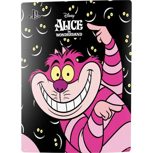 Disney Alice in Wonderland Cheshire Cat PS5 Digital Edition Console Skin
