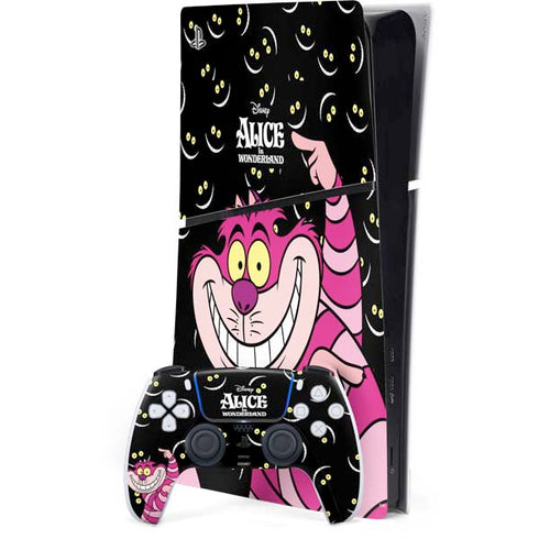 Disney Alice in Wonderland Cheshire Cat PlayStation PS5 Skins