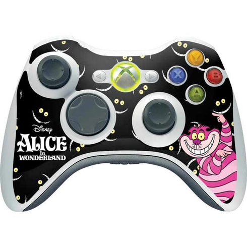 Disney Alice in Wonderland Cheshire Cat Xbox 360 Wireless Controller Skin