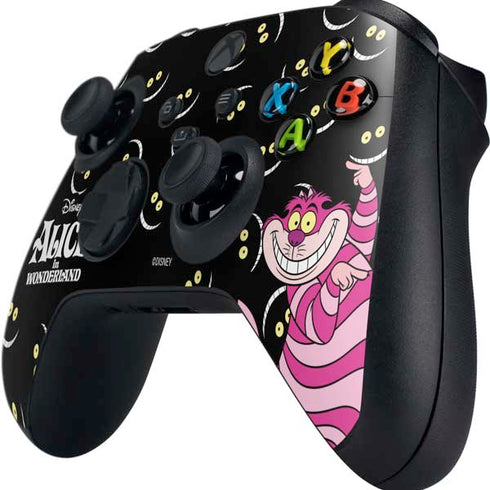 Disney Alice in Wonderland Cheshire Cat Xbox Series X Controller Skin