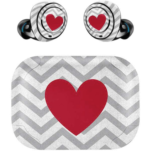 Chevron Heart Amazon Echo Buds Skin