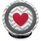 Chevron Heart Fast Charge Wireless Charging Stand Skin
