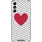 Chevron Heart Gabb Phone 4 Clear Case