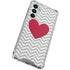 Chevron Heart Galaxy A16 5G Clear Case