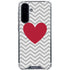 Chevron Heart Galaxy A36 5G Clear Case